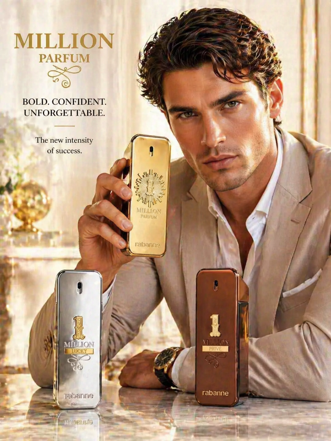 Perfume Fragrance Buy - Rabanne 1 Million Parfum 100ml Mens