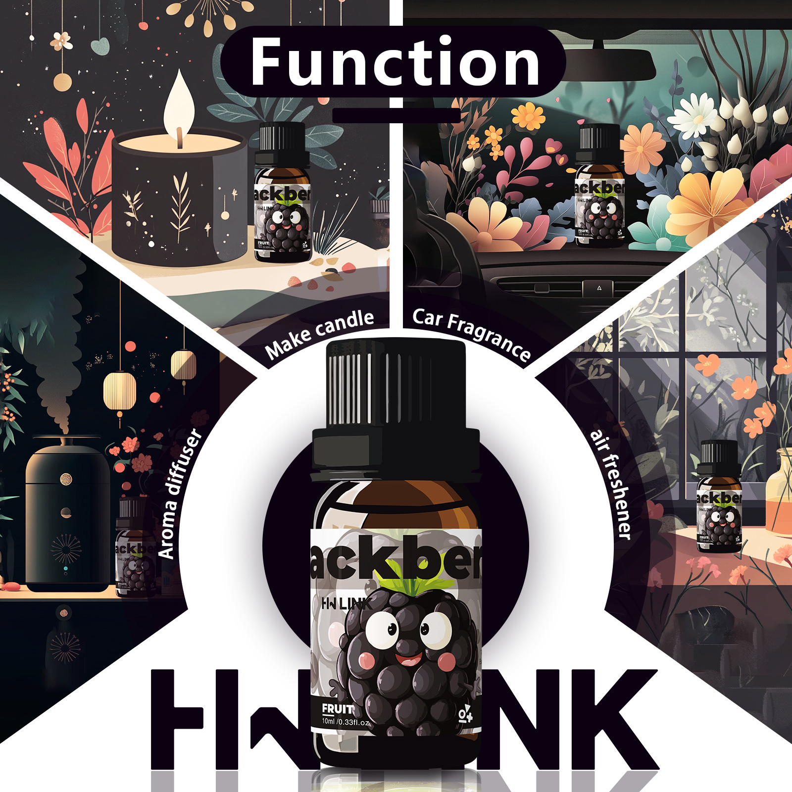 Blackberry Essential Oil Black - Perfume Villa Fragrance avis et prix