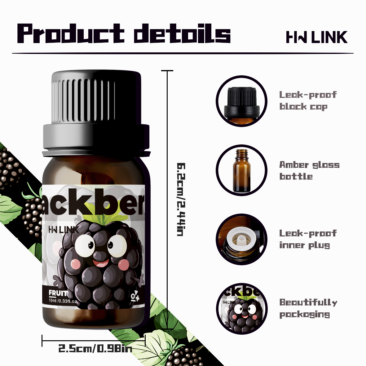 Blackberry Essential Oil Black - Perfume Villa Fragrance avis et prix