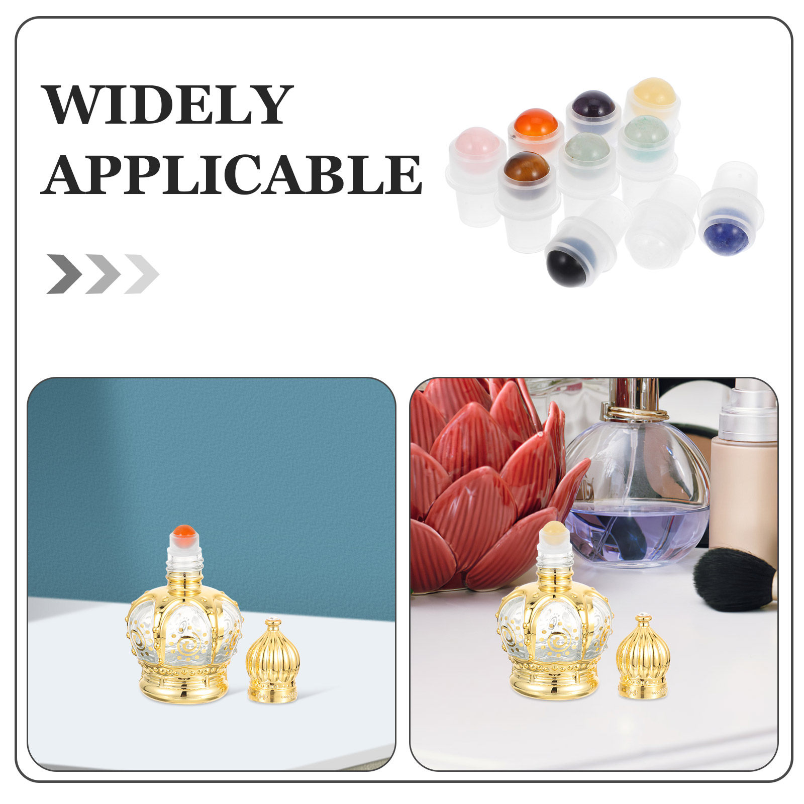10Pcs Jade Roller Ball Inserts - On Perfume & Fragrance Kota Bogor avis et prix