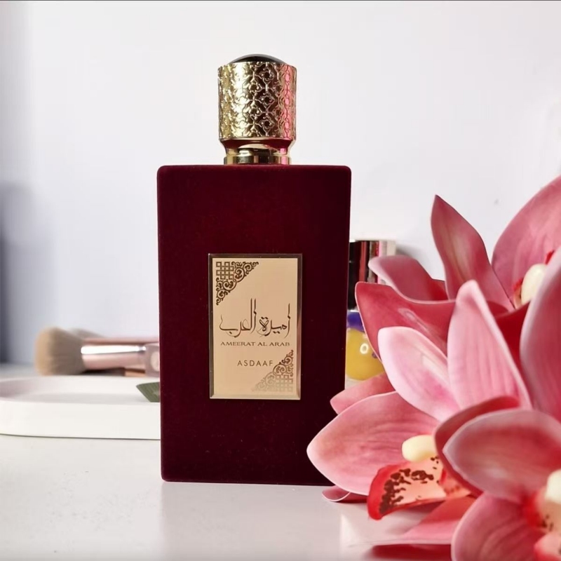 Red velvet bottle Arabian Prin - Perfume Fragrance Couture avis et prix