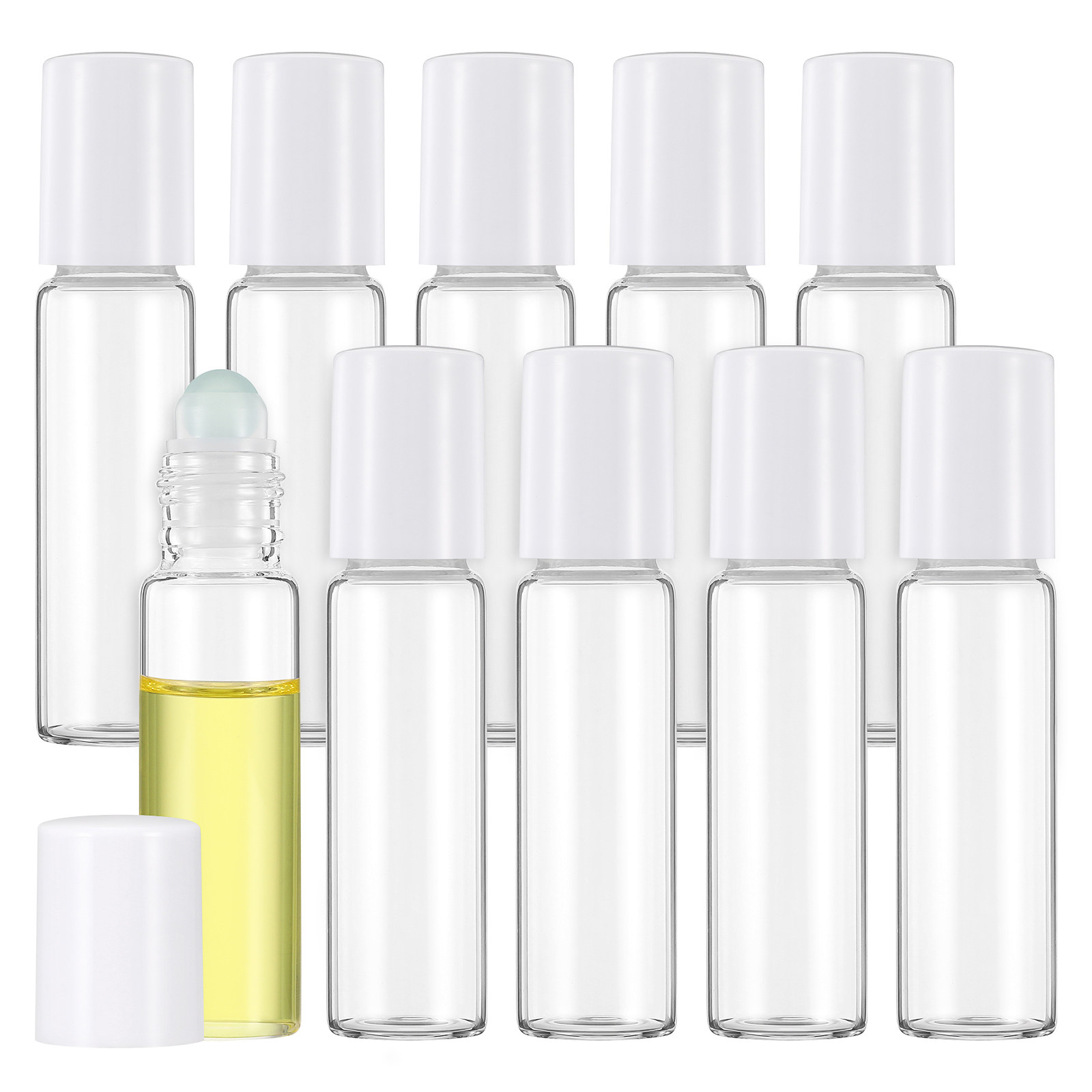 12Pcs 10Ml Glass Roller Bottle - On Perfume & Fragrance Kota Bogor avis et prix